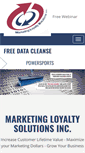 Mobile Screenshot of marketingloyalty.com