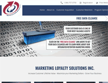 Tablet Screenshot of marketingloyalty.com